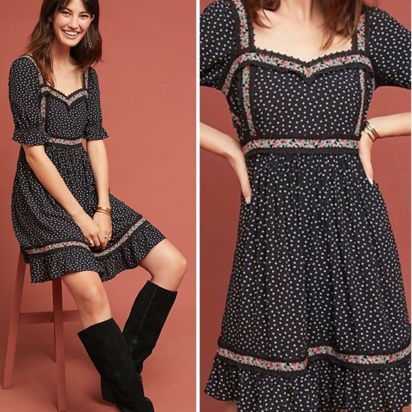 Anthropologie | Love Sam Cassandra Embroidered Dress - Picture 13 of 13
